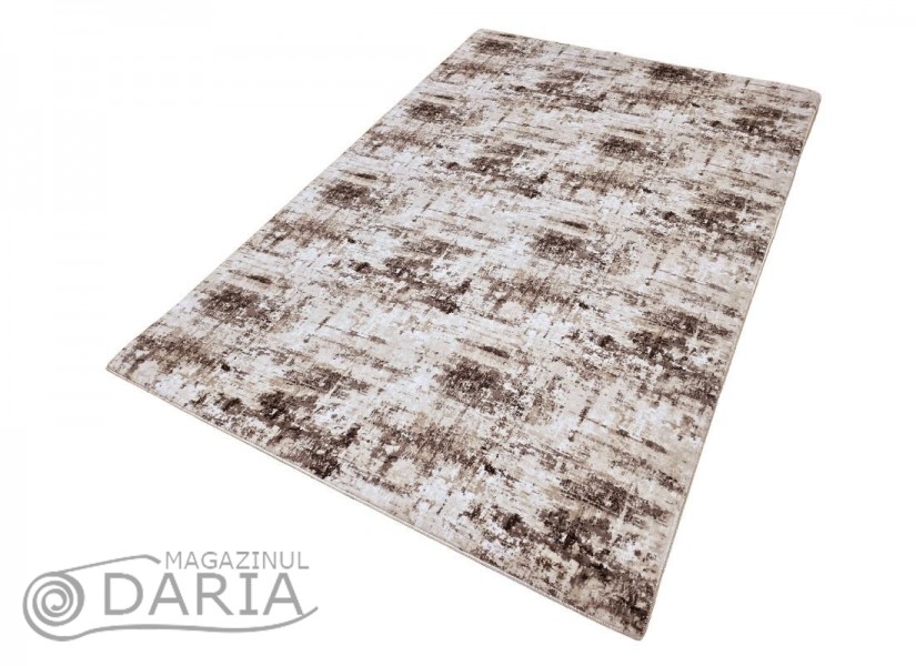 Covor tip mochetă PRESTIGE 6066 beige brown