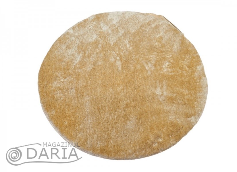 Covoare tip mocheta RELAX 5008 dark beige rotund