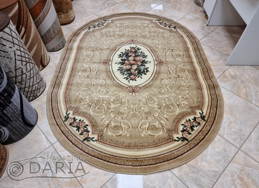 Covor Blue Stones 5261 BEIGE OVAL