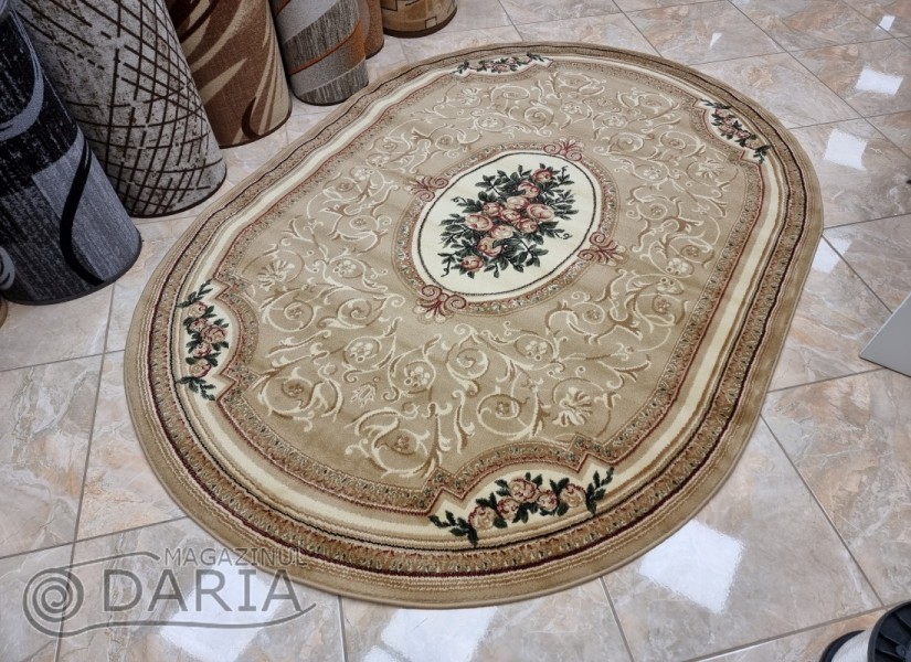 Covor Blue Stones 5261 BEIGE OVAL