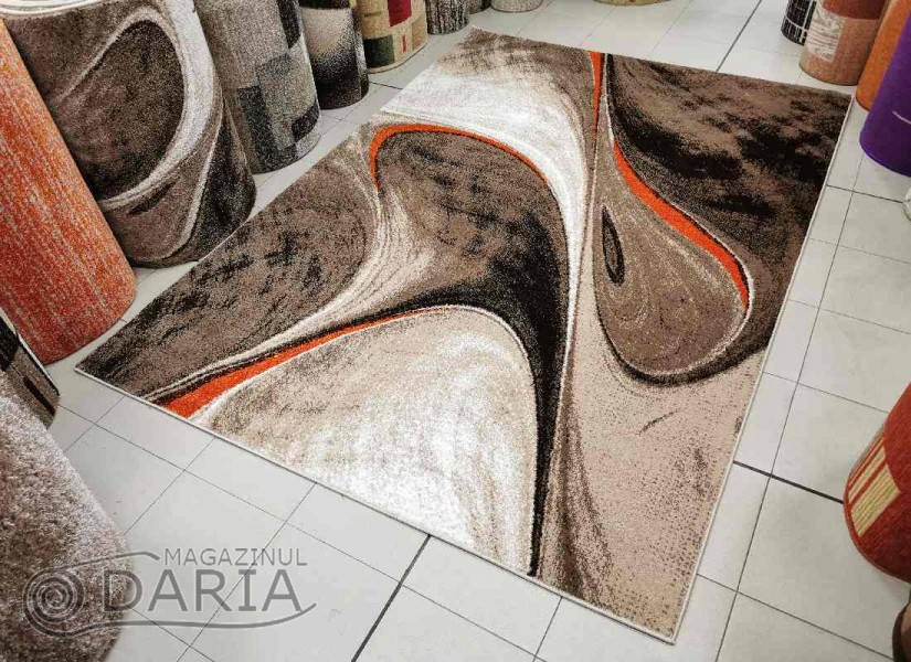 Covor MAGNOLIA 097 d.beige/orange