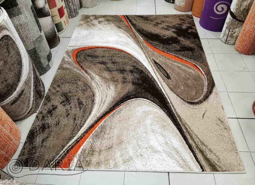 Covor MAGNOLIA 097 d.beige/orange
