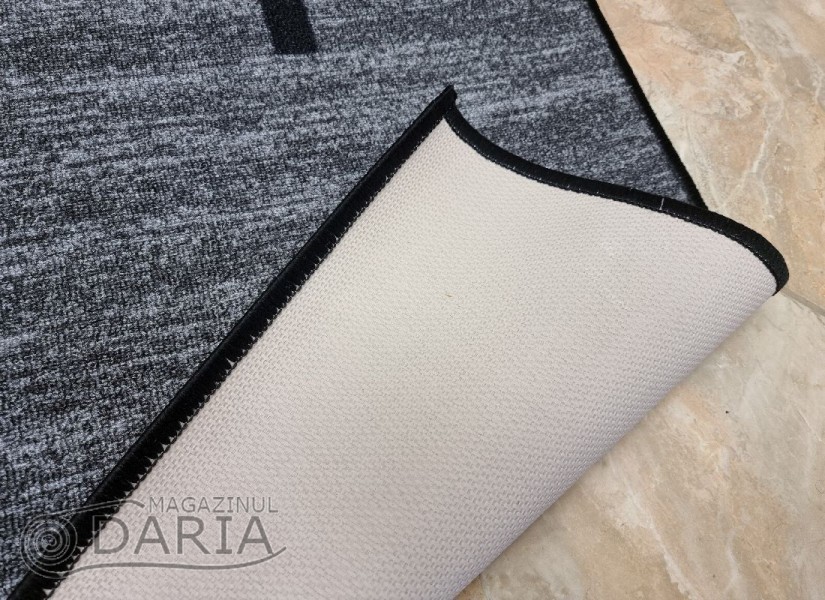 Covor tip mochetă ERIKA 8010 grey/green