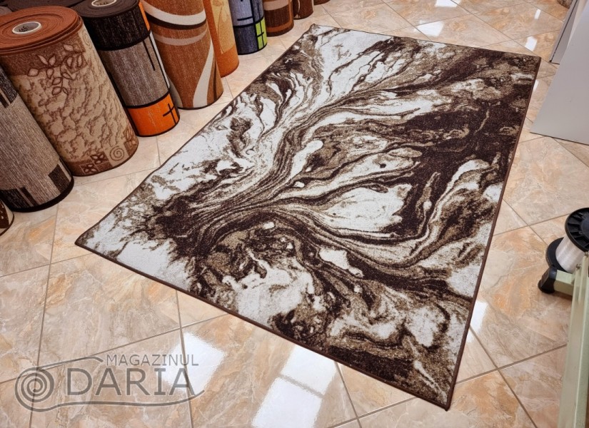 Covor tip mochetă ERIKA 8033 brown