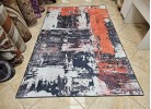 Covor tip mochetă REGAL 7011 grey/orange