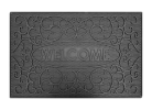 Covoras intrare Welcome stil negru