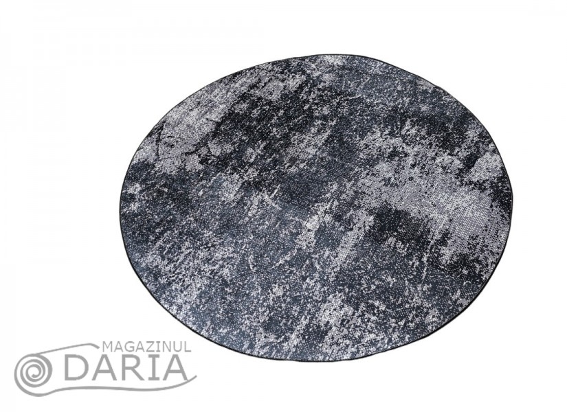 Covor tip mochetă REGAL 7005 grey rotund