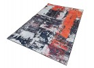 Covor tip mochetă REGAL 7011 grey/orange