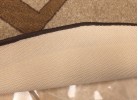 Covor tip mochetă ERIKA 8079 brown rotund