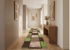 Traverse mocheta ERIKA 8010 beige/green