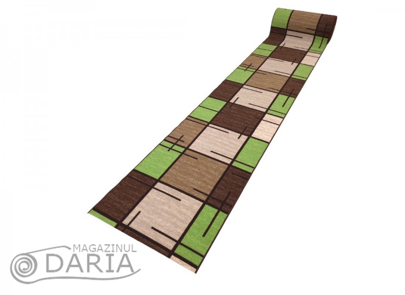Traverse mocheta ERIKA 8010 beige/green