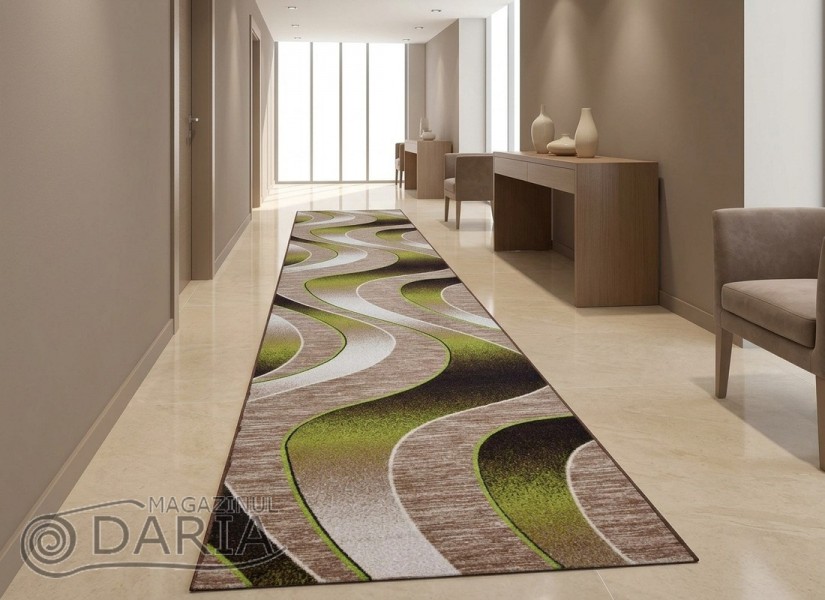 Traverse mocheta ERIKA 8012 beige/green