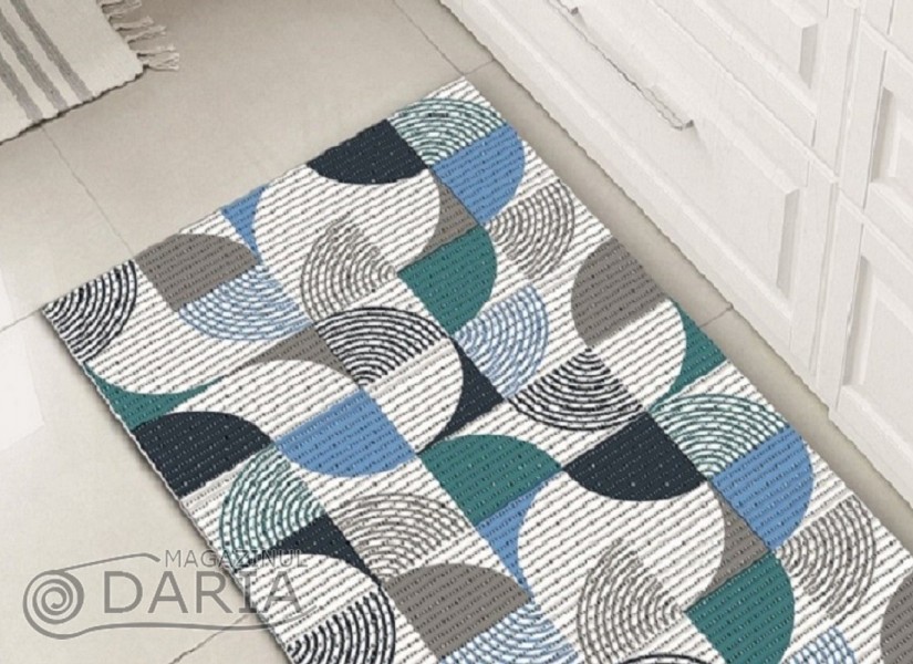 Covoras de baie 4069-3 blue