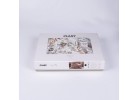 Lenjerie de pat ranforce Capela brown