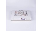Lenjerie de pat ranforce Fiorita pink