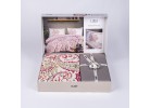 Lenjerie de pat ranforce Luga pink