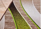 Traverse mocheta ERIKA 8012 beige/green
