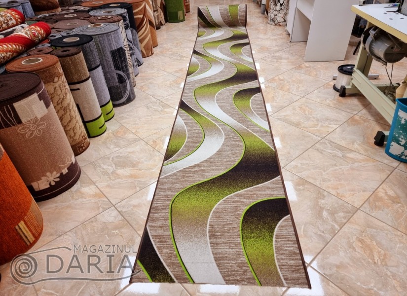Traverse mocheta ERIKA 8012 beige/green