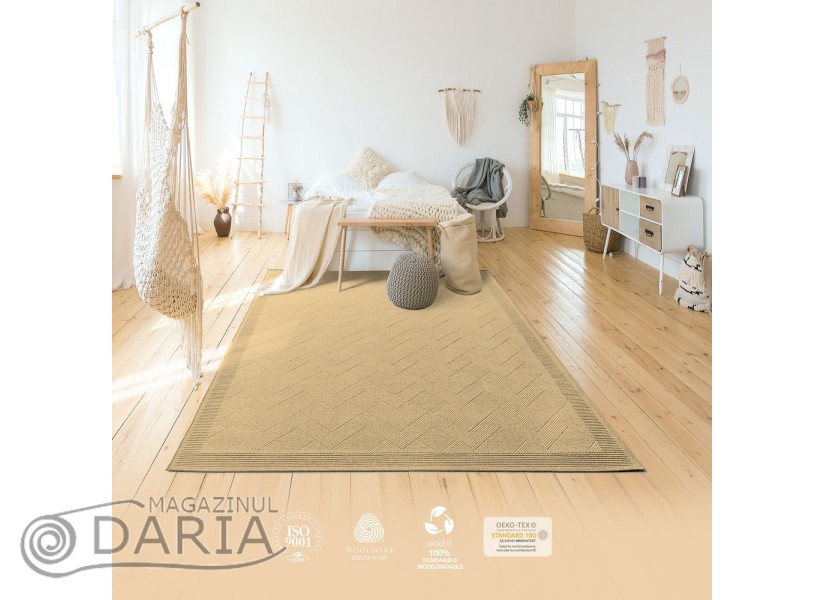 Covor din lana Lana 7636-778 beige