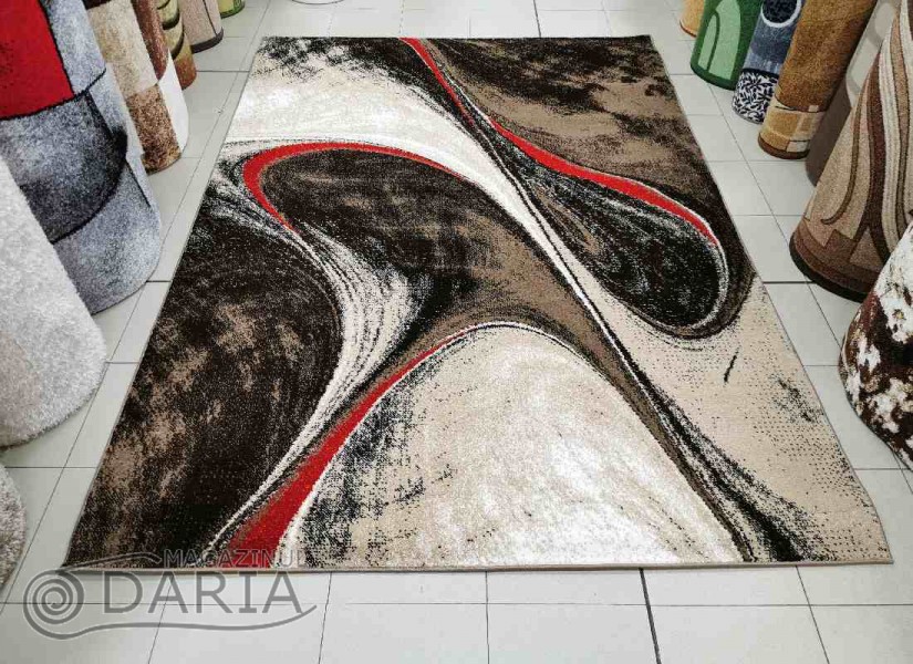 Covor MAGNOLIA 097 d.beige/red