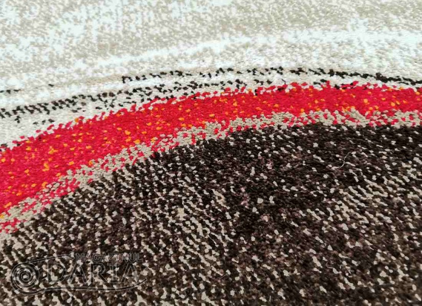 Covor MAGNOLIA 097 d.beige/red