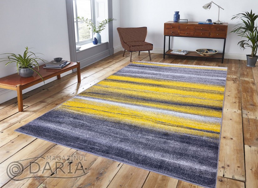 Covor MAGNOLIA 194 a.grey/yellow