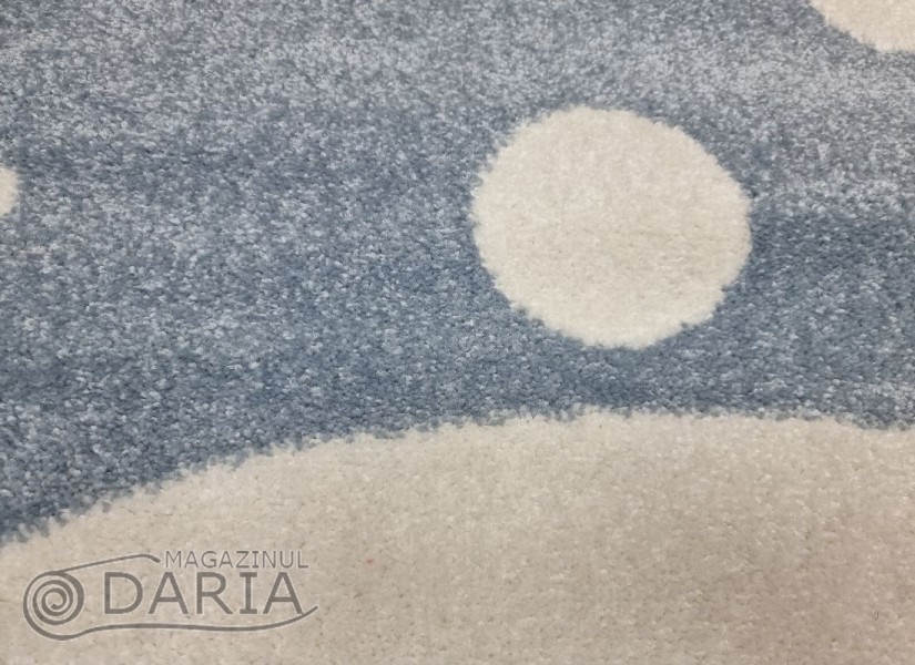 Covor MAGNOLIA 648 l.blue ROTUND