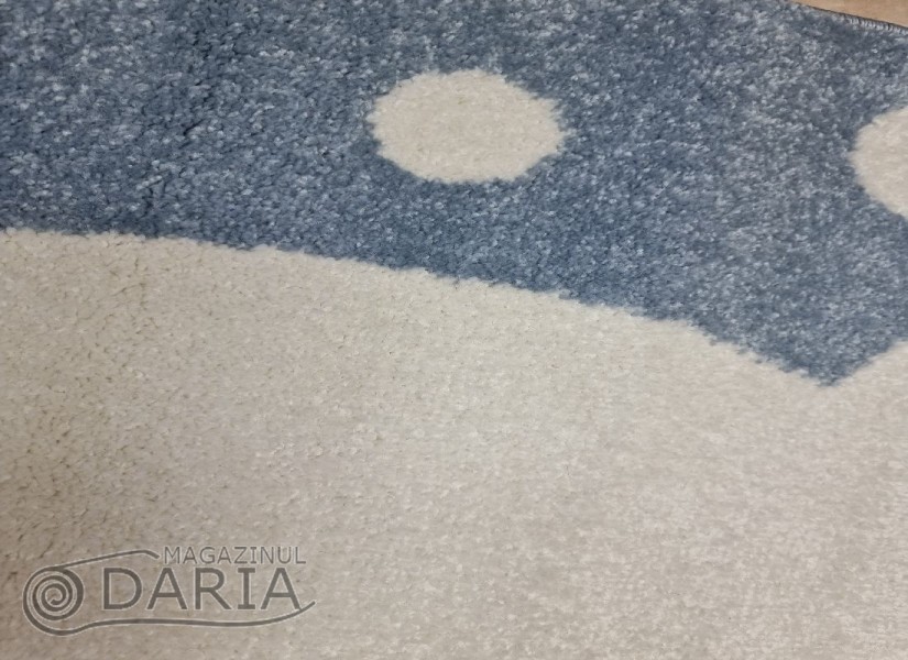 Covor MAGNOLIA 648 l.blue ROTUND