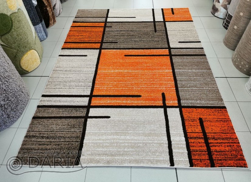 Covor MAGNOLIA 704 d.beige/orange