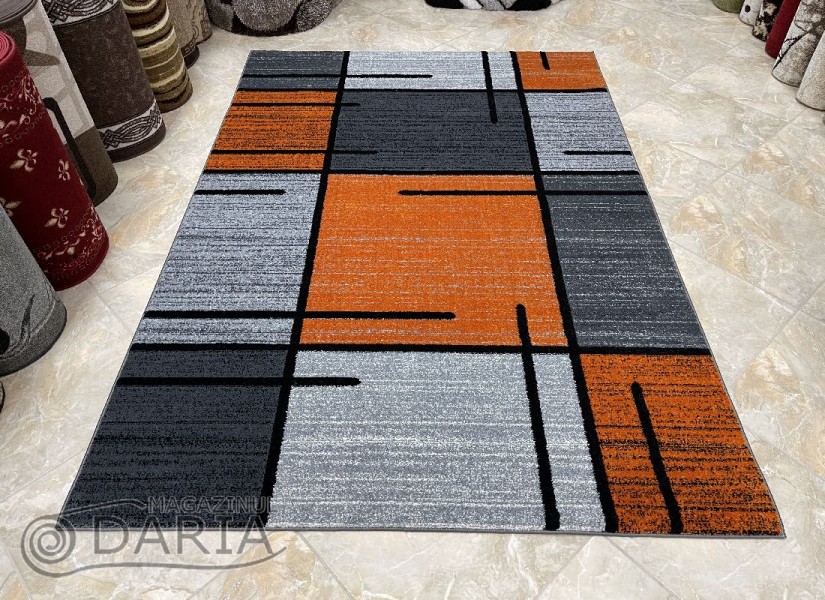 Covor MAGNOLIA 704 l.grey/orange