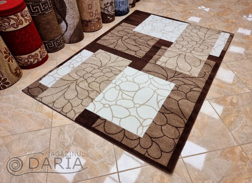 Covor MAGNOLIA 711 d.brown/cream