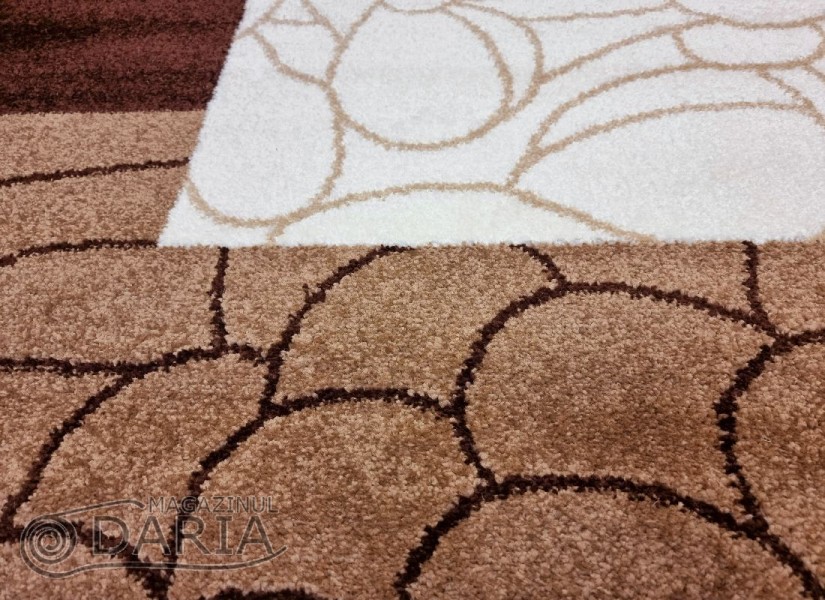 Covor MAGNOLIA 711 d.brown/cream