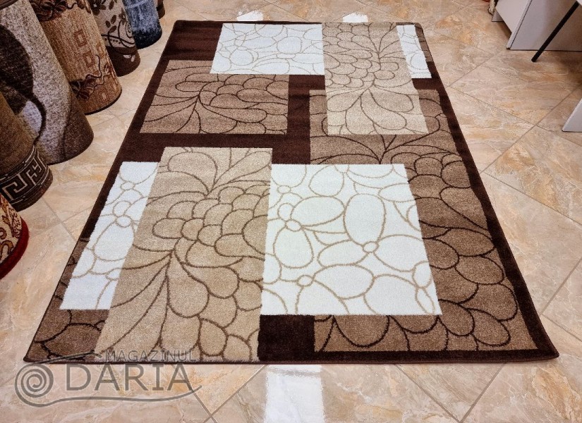 Covor MAGNOLIA 711 d.brown/cream