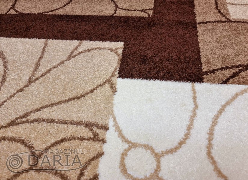 Covor MAGNOLIA 711 d.brown/cream