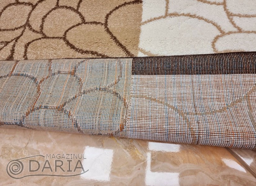 Covor MAGNOLIA 711 d.brown/cream