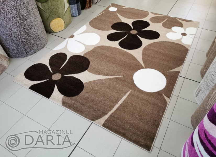 Covor MAGNOLIA 801 D.BEIGE/BROWN