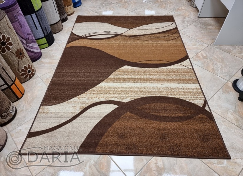 Covor tip mochetă ERIKA 8026 brown