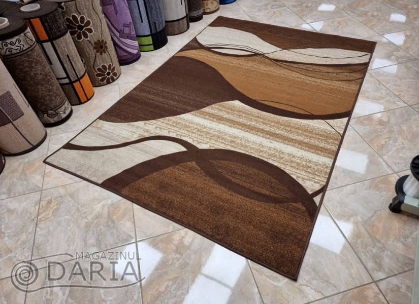 Covor tip mochetă ERIKA 8026 brown