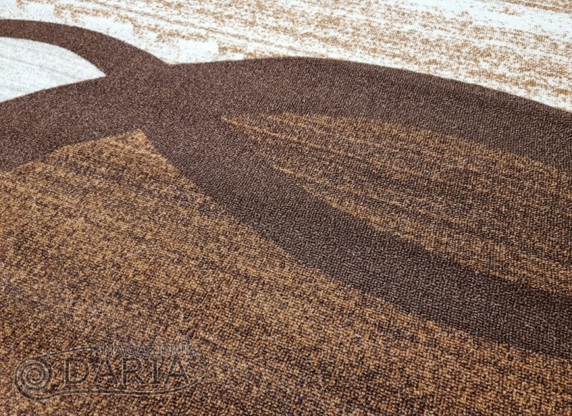 Covor tip mochetă ERIKA 8026 brown