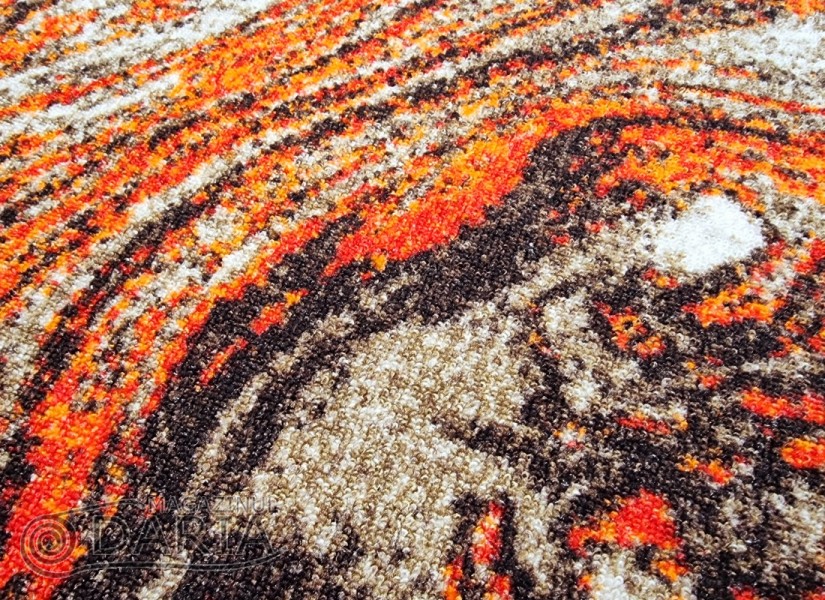 Covor tip mochetă ERIKA 8033 beige/orange