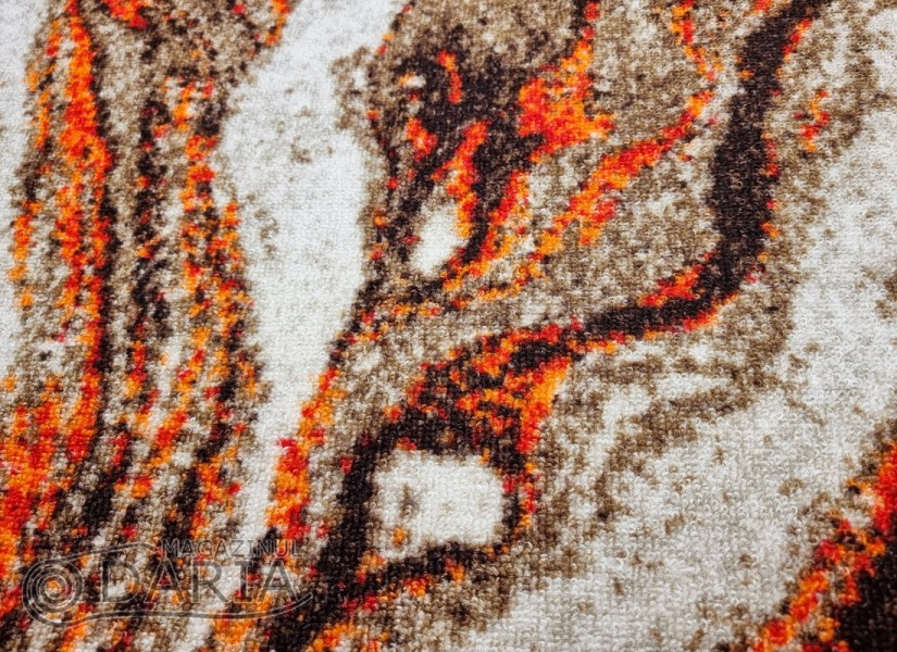 Covor tip mochetă ERIKA 8033 beige/orange