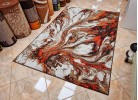 Covor tip mochetă ERIKA 8033 beige/orange