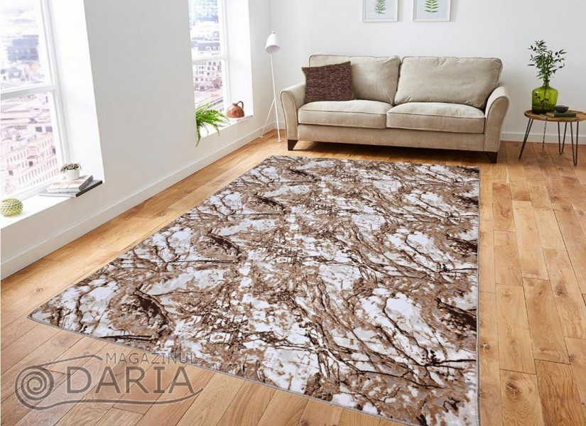 Covor tip mochetă COMFORT 5072 brown