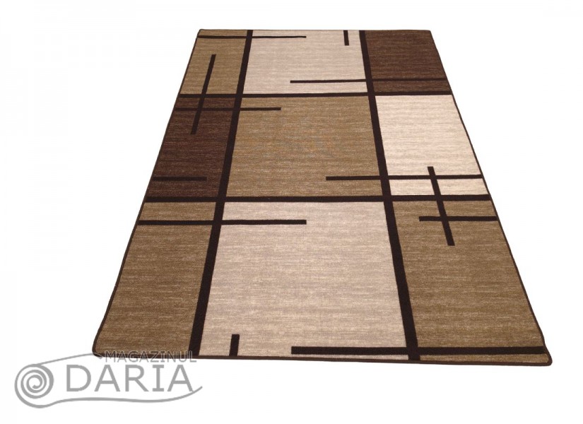 Covor tip mochetă ERIKA 8010 brown