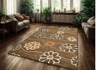 Covor tip mochetă ERIKA 8042 brown