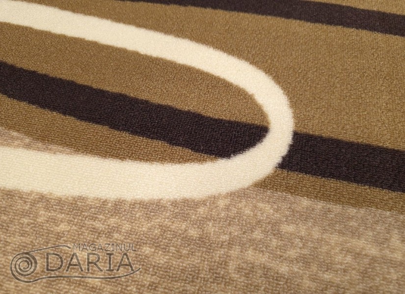 Covor tip mochetă ERIKA 8045 oval