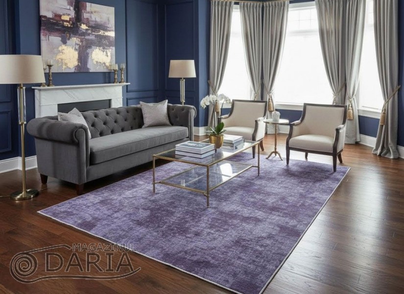 Covor tip mochetă GALLANT 35327.106 lila