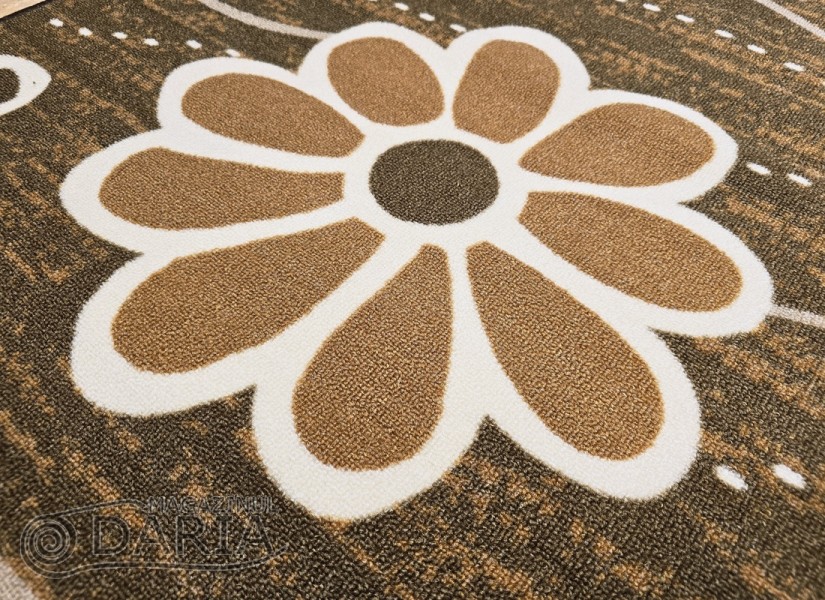 Covor tip mochetă ERIKA 8042 brown