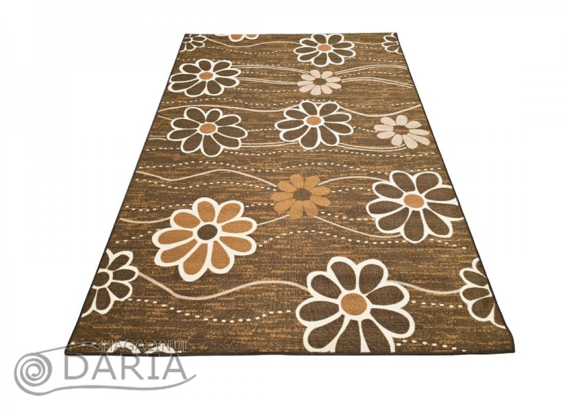 Covor tip mochetă ERIKA 8042 brown