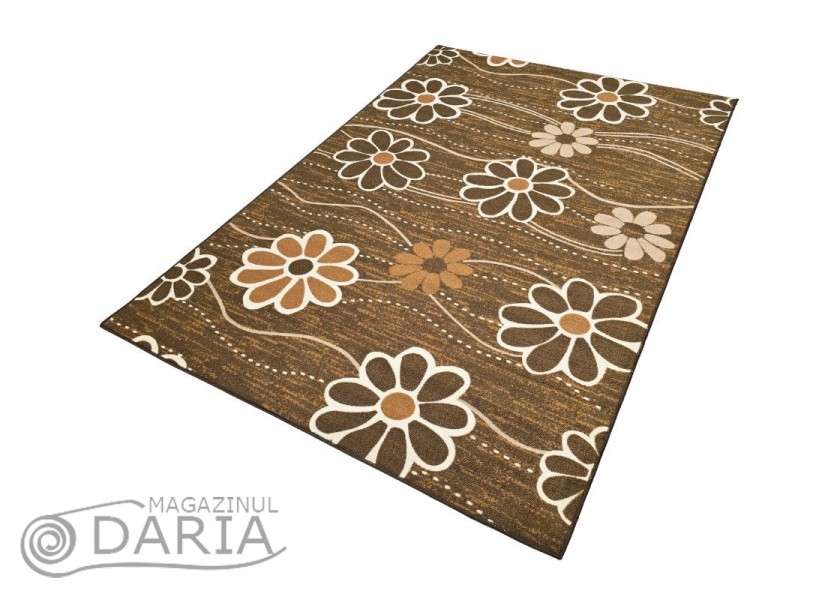 Covor tip mochetă ERIKA 8042 brown